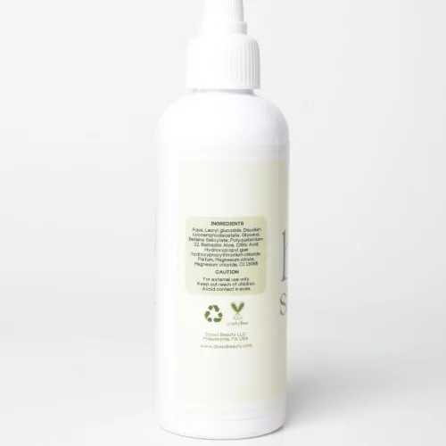 Vista 2 de Dosso Beauty Champú para trenzas, 3.4 fl oz/3.5 oz, orgánico, con aroma a vainilla, limpiador del cuero cabelludo, alternativa perfecta para un