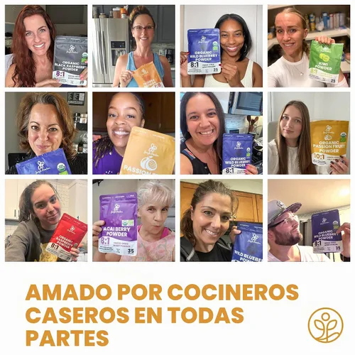 Vista 8 de Jungle Powders Polvo de mango liofilizado, bolsa de 5 onzas, extracto de mango deshidratado para hornear, sin azúcar añadido, polvo de mango seco