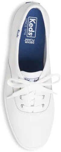Vista 9 de Keds Champion - Tenis de cuero con cordones para mujer