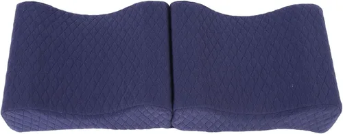 Vista 9 de Almohada de rodilla de espuma viscoelástica para personas que duermen de lado, suave cojín ergonómico de elevación curva, alivio del dolor