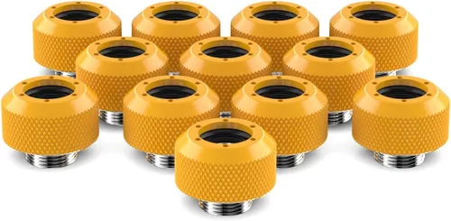 Vista 16 de PrimoChill Rígido RevolverSX Series de 1/2 pulgadas - Paquete de 12 - Cobre Caramelo