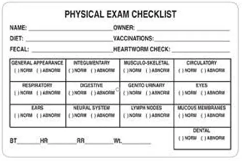 Vista 12 de Examen físico canino veterinario, Doctor Stuff Veterinarian Stickers, 2-1/2" x 2-1/2", Blanco, 240/Roll, Tabbies Vet V-AN315