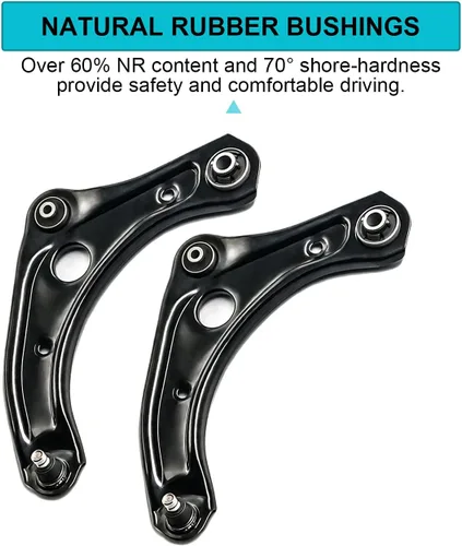 Vista 5 de Brazo de control inferior delantero y rótula compatibles con Nissan Versa/Versa Sedan/Versa Note 2012-2017