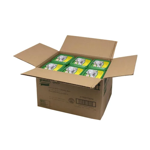 Vista 6 de Knorr Professional 095 Base de caldo de pollo baja en sodio, sin gluten, sin MSG añadido, 0.00 oz de grasa trans, 1 libra, paquete de 12