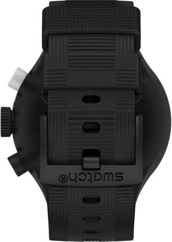 Vista 3 de Swatch Analogical SB02B404, negro, tira, Negro -, Tira
