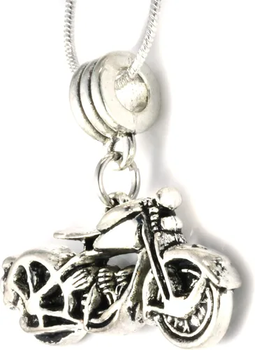 Vista 4 de Joyería de motociclista para hombre Colgante de motociclista para mujer como un gran collar de anarquía con tu dije favorito de motocicleta