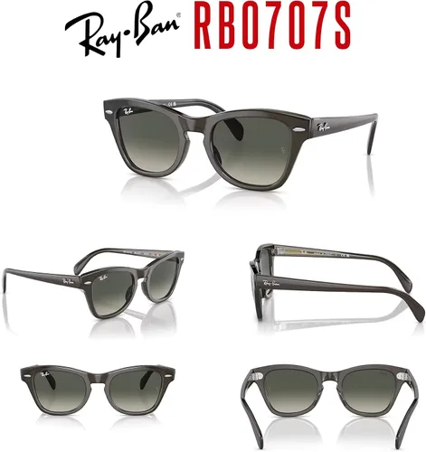 Vista 7 de Ray-Ban RB0707S - Lentes de sol cuadrados para hombre y mujer + paquete con kit de gafas de diseñador iWear