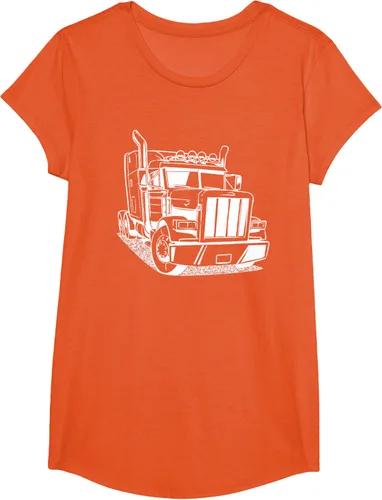 Vista 70 de Diesel Big Rig 18 Wheeler - Camiseta de camionero para camionero, Negro, S