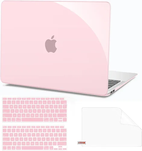 Vista 13 de B BELK Funda compatible con MacBook Air de 13 pulgadas 2022 2021 2020 2019 2018 A2337 M1 A2179 A1932 Touch ID, carcasa rígida de plástico mate