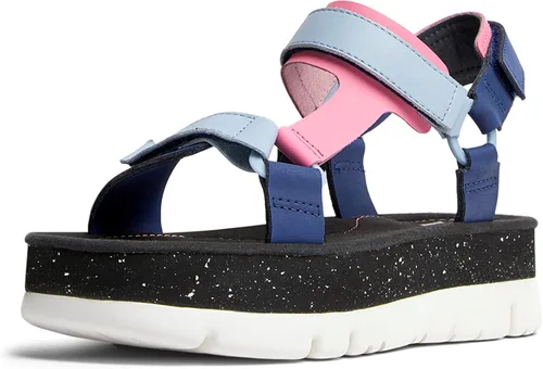 Vista 17 de Sandalias de cuña para mujer Camper Negro 006