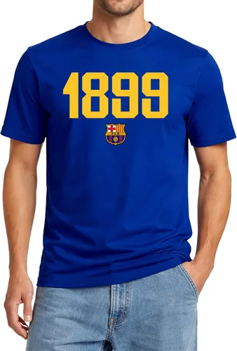 Vista 23 de Icon Sports Officially Licensed FC Barcelona Cotton T-Shirt - Unisex Adult