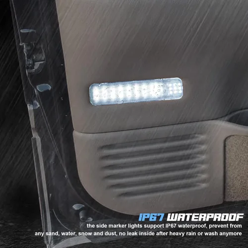 Vista 7 de NDRUSH Panel de puerta interior LED RGB con luz de cortesía, compatible con Silverado/Sierra C/K 1500 2500 3500 Pickup Suburban Tahoe Avalanche