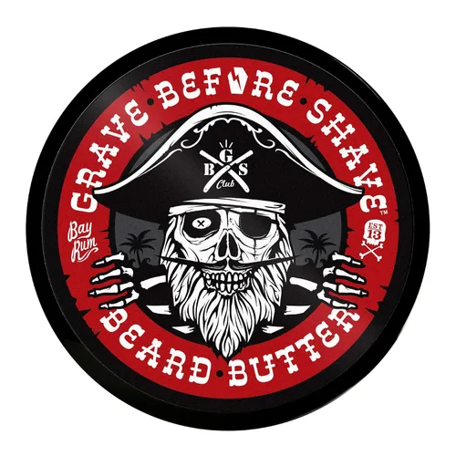 Vista 3 de Grave Before Shave Bay Rum - Mantequilla para barba, envase de 113 g
