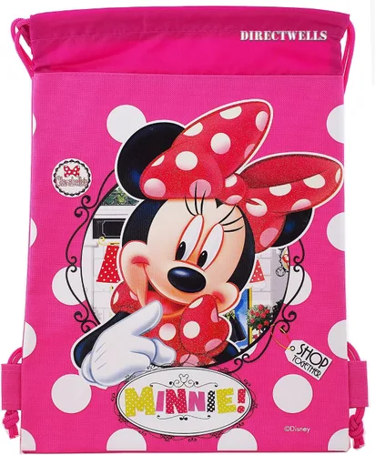 Vista 2 de Disney Minnie Mouse - Mochila con cordón, Rosado), 4350170059