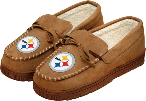 Vista 16 de FOCO Mens NFL Team Logo Moccasin Slippers