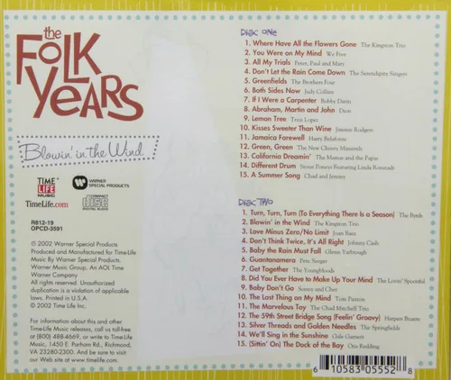 Vista 2 de Folk Years Blowin' in the Wind Various