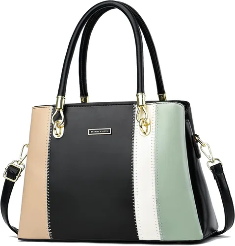 Vista 28 de KURGOOL Bolsos y bolsos de mano para mujer, bolso de hombro con asa superior, bolsa de mensajero para mujer