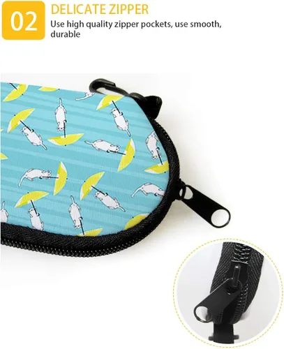 Vista 4 de Babrukda Estuche suave para lentes de sol, organizador de gafas con clip