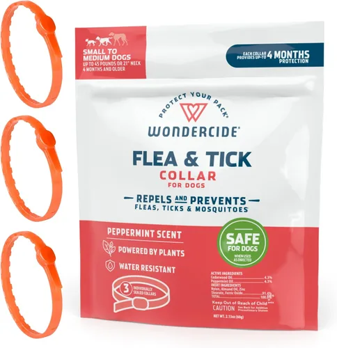 Vista 10 de Wondercide Collar para perro con aceites esenciales naturales, protección 1 collar
