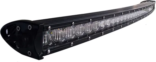 Vista 2 de Barra de luz LED curvada de 31 pulgadas y 150 W de una sola fila, luces LED delgadas CREE, barra de luz de lente 5D, haz de inundación, conducción