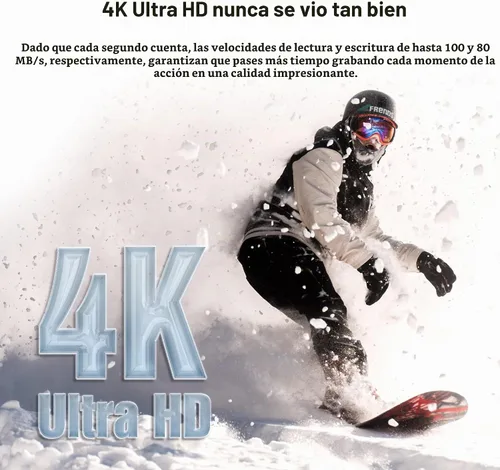 Vista 5 de Silicon Power 128GB Superior Micro SDXC UHS-I (U3), V30 4K A2, Tarjeta MicroSD de alta velocidad con adaptador