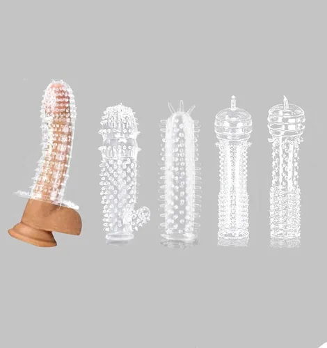 Vista 7 de Preservativos para hombre, 5 piezas, transparente