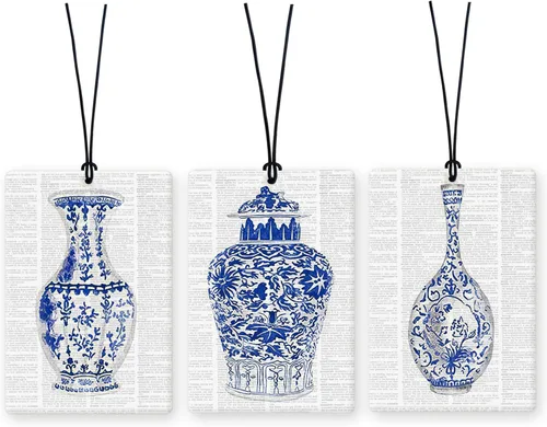 Vista 11 de Lacama Ambientador cristiano para automóvil, 3 piezas, lazo rosa y negro, coqueta con versículo bíblico cristiano, ambientador para mujeres y niñas