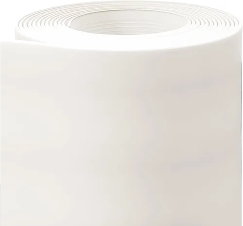 Vista 4 de Mohawk Base de pared de vinilo con respaldo seco en rollo blanco de 4 pulgadas de ancho x 20 pies de largo; un rollo por caja