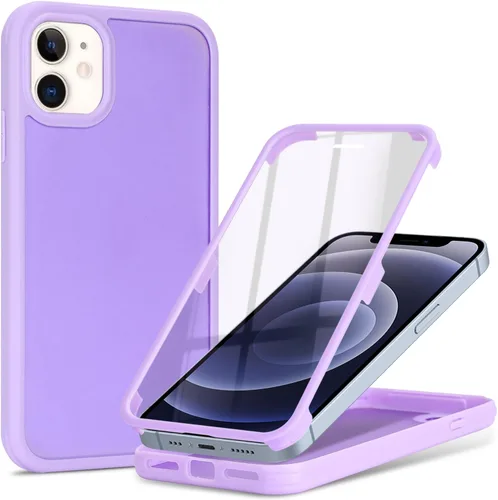 Vista 33 de Funda para iPhone 12 mini con protector de pantalla, color negro