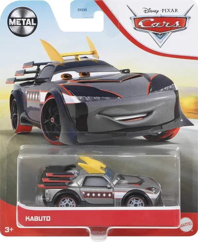 Vista 5 de Disney Cars Toys Kabuto, miniatura, juguetes coleccionables de autos de carreras basados en películas de autos, para niños de 3 años en adelante