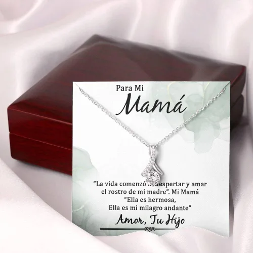 Vista 2 de Regalo Del Dia De Las Madres - Caja Grande Para Regalo Sorpresa, Regalos De Navidad, Un Regalo Unico Para El Amor De Mi VidaCollar Y Mensaje, Regalo
