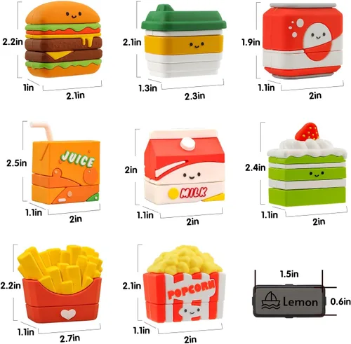 Vista 9 de Sello personalizado con nombre para niños, impermeable, juego de sellos de ropa 6 en 1