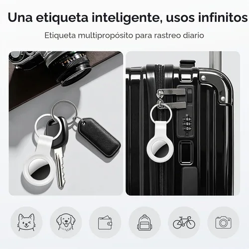 Vista 7 de Air Tracker Tag-2 Pack, Smart Item Tags [Apple MFi Certified]