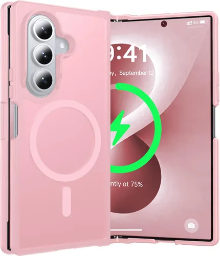 Vista 27 de Funda para Samsung Galaxy 8 Fold Z compatible con MagSafe, transparente