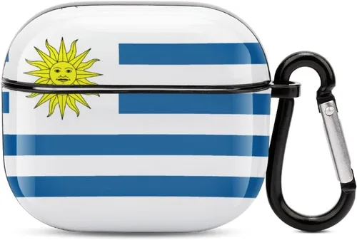Vista 17 de Funda protectora con Bluetooth de cuerpo completo de la bandera rumana para AirPods 3, funda con llavero impreso completo