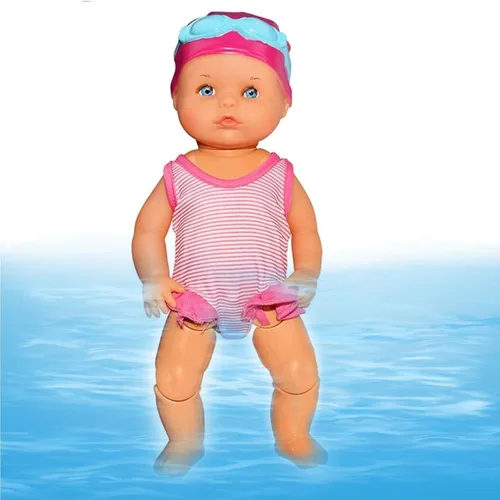 Vista 6 de Muñeca eléctrica impermeable para nadar en bañera y piscina