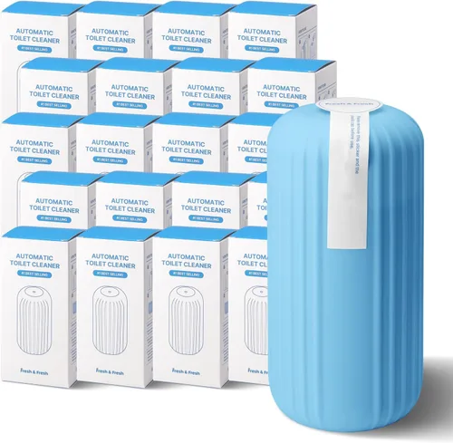 Vista 24 de Fresh & Fresh Limpiadores automáticos para inodoros (verde bosque) – 1 botella (hasta 2500 descargas/botella), limpiador de inodoro comercial