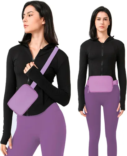 Vista 3 de Riñonera bandolera para mujer Everywhere, Púrpura, Riñonera para mujer
