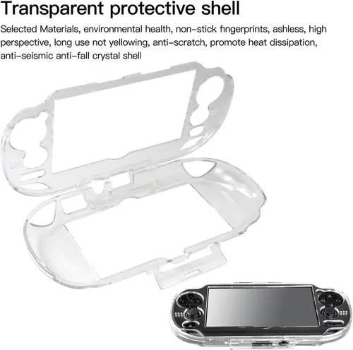 Vista 5 de Crystal Shell - Funda protectora transparente para Sony PS Playstation Vita