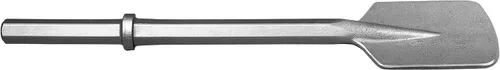 Vista 6 de Champion Chisel, herramienta de buje de acero con vástago hexagonal de 1-1/8 x 6 pulgadas, 16 dientes de acero, diseñada para martillos neumáticos