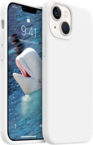 Vista 20 de AOTESIER Funda magnética para iPhone 13 Mini, compatible con MagSafe, protección militar a prueba de golpes, funda de silicona con forro