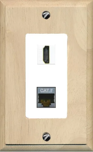 Vista 36 de RiteAV Placa de pared HDMI y Cat7 - 1 cuadrilla [negro/marfil]