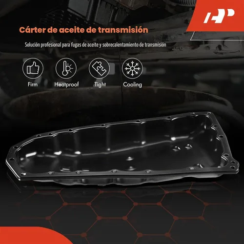 Vista 3 de A-Premium Cárter de aceite de transmisión con tapón de drenaje compatible con Nissan Altima 2013-2018, Juke 2015-2017, NV200 2014-2016, Rogue