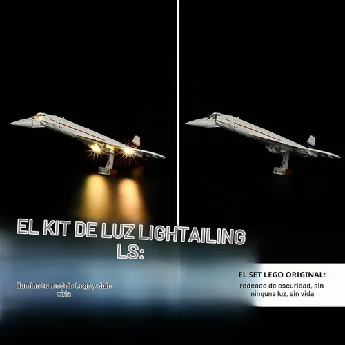 Vista 7 de Lightailing Kit de luces compatible con Lego- 10318 Concorde
