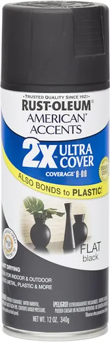 Vista 14 de Rust Oleum 280720 American Accents Ultra Cover 2X Pintura en aerosol, color Satin Lagoon, 12 onzas Laguna Satinado