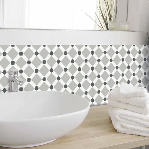 Vista 2 de Pegatinas para azulejos 15 X 5.9 in - Azulejos estrellados