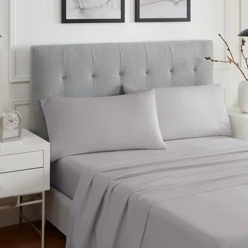 Vista 12 de Eclipse Sleep Solutions Plaza Cooling King - Juego de sábanas de 4 piezas en Peacoat