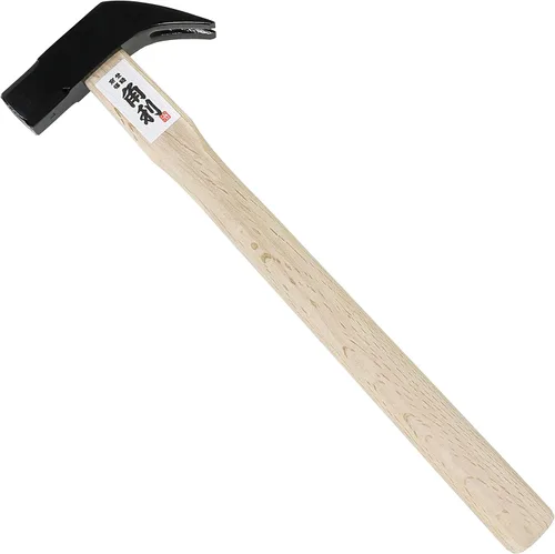 Vista 6 de KAKURI Martillo de garra japonés con mango de madera de cara fresada, 11 onzas, martillo de carpintero profesional para carpintería, acero al