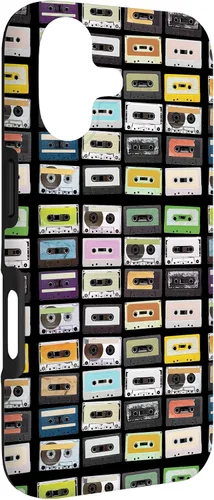 Vista 3 de Cassette Tapes Nostalgic Mixtape Music Graphic Case for iPhone 17