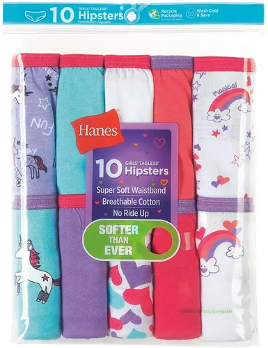 Vista 2 de Hanes - Calzones surtidos para niñas y niñas pequeñas